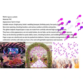 1 Pack Colorful Glitter Sprinkle BACHELORETTE Party Confetti Favor Table Decoration for Confetti Cannon Celebration Wedding Engagement Supplies Set Y2
