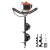VEVOR Post Hole Digger, 52cc 1450W Auger Post Hole digger,