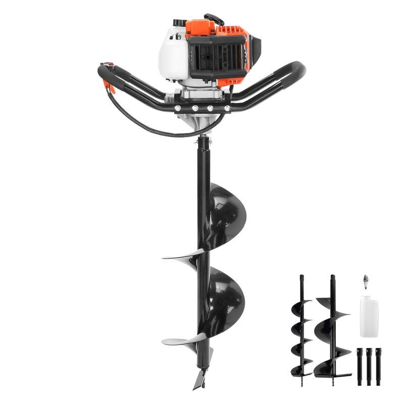 VEVOR Post Hole Digger, 52cc 1450W Auger Post Hole digger,