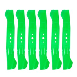 SCBHWJ 942-04244A High Lift Blades for 46'' Deck Compatible with Cub Cad et LTX1046, Craft sman LT2000, Tr oy Bilt 46'' Riding Mowers, Replace 942-04290, 94204244A, 742-04290, 742-04244, 6 Pack