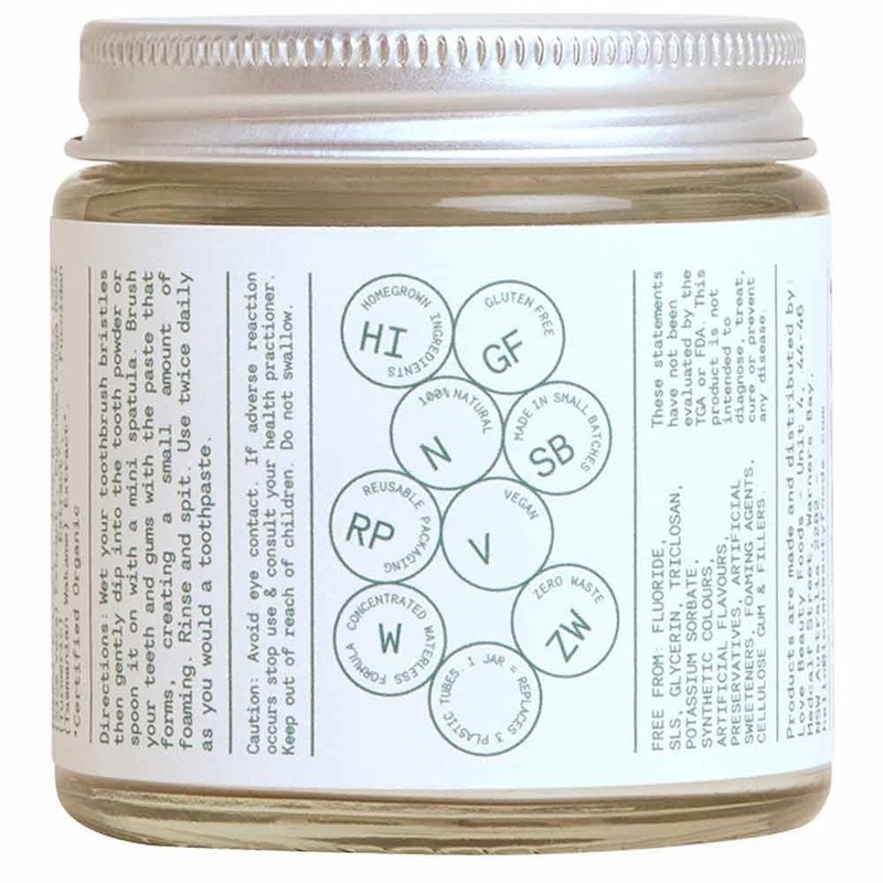 Love Beauty Foods Tooth Powder 50g - Spearmint & Tasmanian