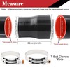 ID 2.5" to 3" Silicone Coupler Hose Straight Reducer,5-Ply Super