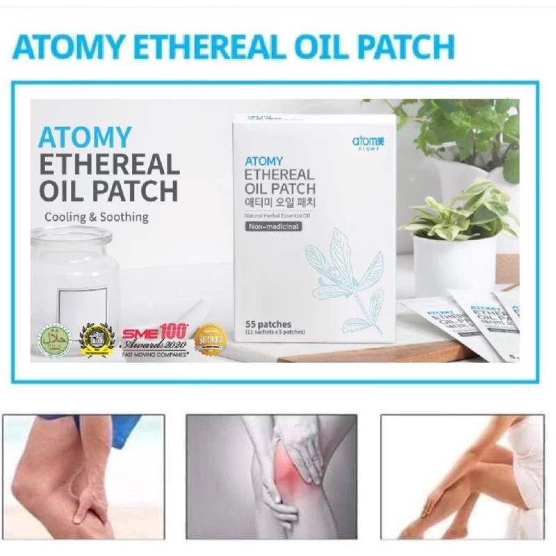 Atomy Ethereal Oil Patch With Natural Herbal Essential Oil NON-MEDICINAL