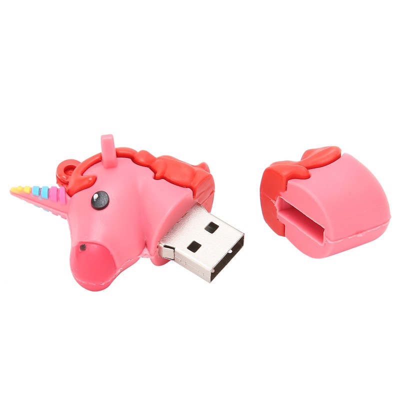 USB 2.0 Flash Drive Pink Cartoon Appearance Data Storage Tool