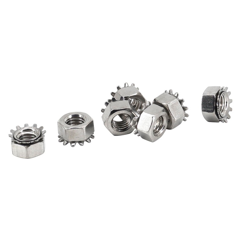 M6 Keps K-Lock Nuts 304 Stainless Steel Locks Nut (Pack