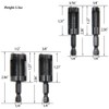 Takelablaze Wood Plug Cutters Drill Bit Set with 1/4 Hex