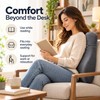 Memory Foam Lumbar Support Pillow for Office Chair, Ergonomic Backrest