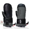 devembr Ski Mittens with Wrist Guards, Warm Snowboard Mittens, Waterproof,