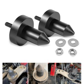 924-5410 Hood Pin Poly Kit Compatible with Kenworth W900, T400, T440, T450, T470, T600, T600A, T660, T800, T2000 Hood Accessories 2003-2010 (Pair)