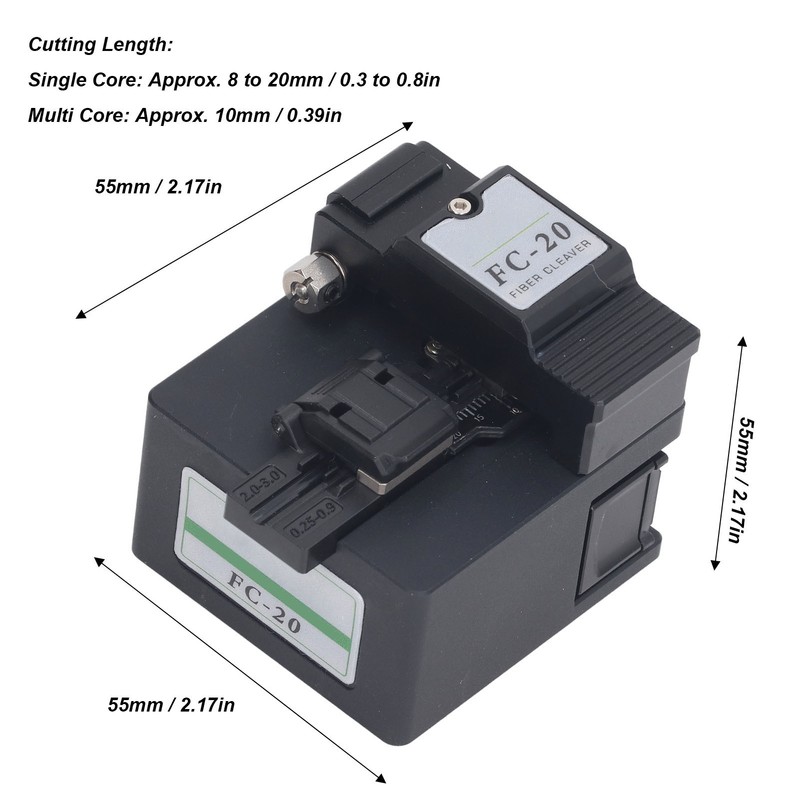 Optical Fiber Cleaver Automatic Accurate Clean Cutting Fiber Cutter with