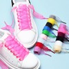 Booyckiy 2 Pair Flat Snow Yarn Shoe laces for Sneaker