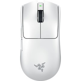 Razer Viper V3 Pro (White Edition) Gaming Mouse, Wireless, 1.9 oz (55 g), Ultra Lightweight, 2nd Generation, Razer Focus Pro, Optical Sensor, 35000DPI High Speed Wireless, Optical Mouse Switch, 6