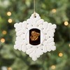 CafePress Gold Nugget Snowflake Ornament, 3.5"x3.5"