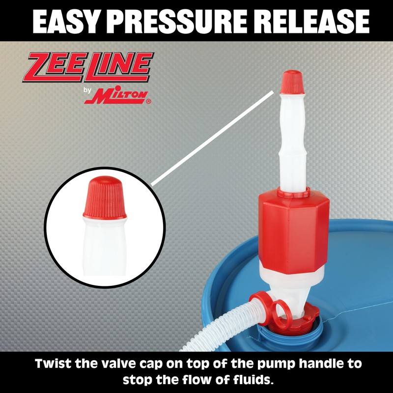 Zeeline By Milton ZE369W, Siphon Drum Pump, Manual Siphon pump
