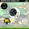 CheeMuii 8 Pack Lawn Mower Deck Gauge Wheels Kit AM125172