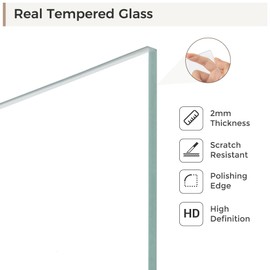 Heimlove 18x24 Picture Frames Natural Walnut,Original Wood Hand Make Crafted Poster Frame with Mat to 16x20 Graduation Picture Display,Family Picture,Wedding Picture,Photo,Document Wall Mounted