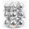 Sea Team 12-Pack Retro Disco Ball Ornaments, Christmas Tree Decorations,