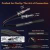DoukAudio Speaker Cable Banana Plugs: OFC HiFi Stereo Wire with