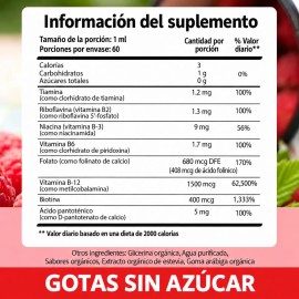 Vitboost Complejo B + Vitamina B12 Liquida Hecho En Usa