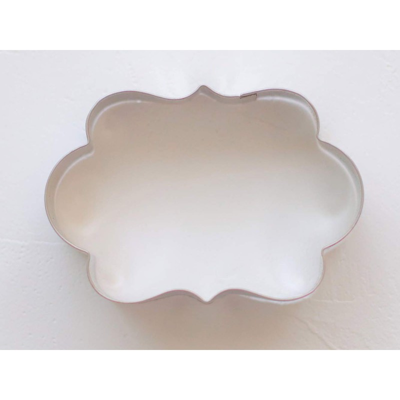 cotta cotta 93719 Framed Cookie Cutter, Round Silver, 75x50x20mm