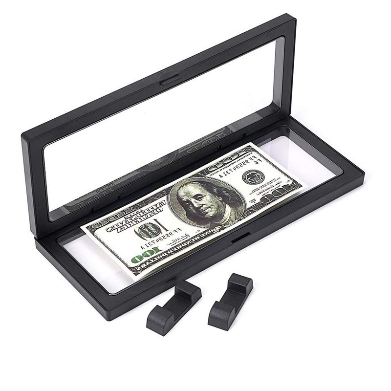 WINBST 3D Object Frame, Coin Stand, Floating Frame, Coin Frame
