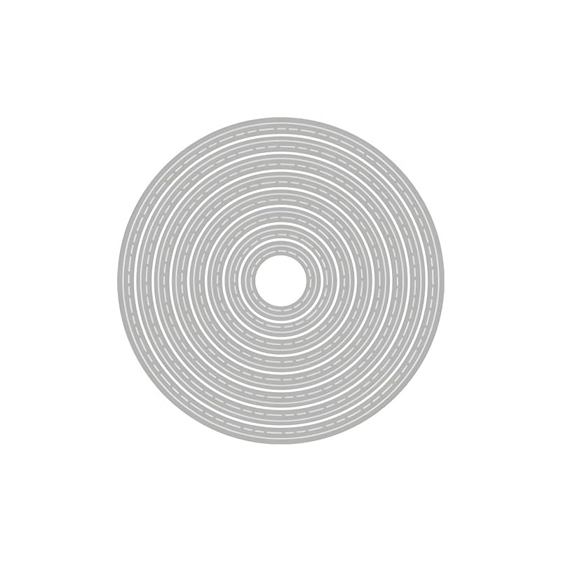 Rayher Mascherine cerchio trapunto, 1,,6-7,1cm, 8pz, bus.blis., 50283000