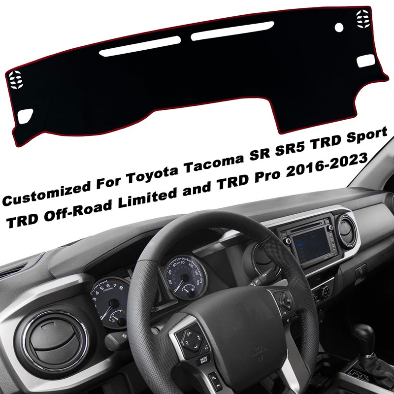 KEEGTBOX Dash Mat Cover Interior Dashboard Protection pad Compatible with