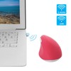 mouse vertical inalámbrico ergonómico, recargable 2.4G USB portátil silencioso óptico