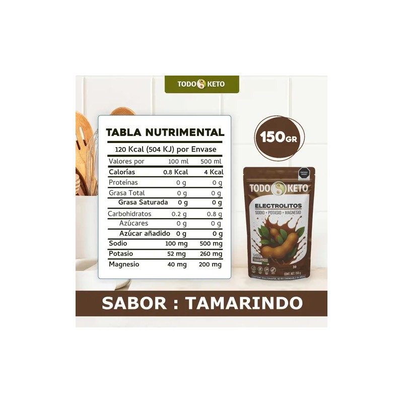Sales Minerales Para Preparar Electrolitos Sin Azúcar, Todo Keto, Varios
