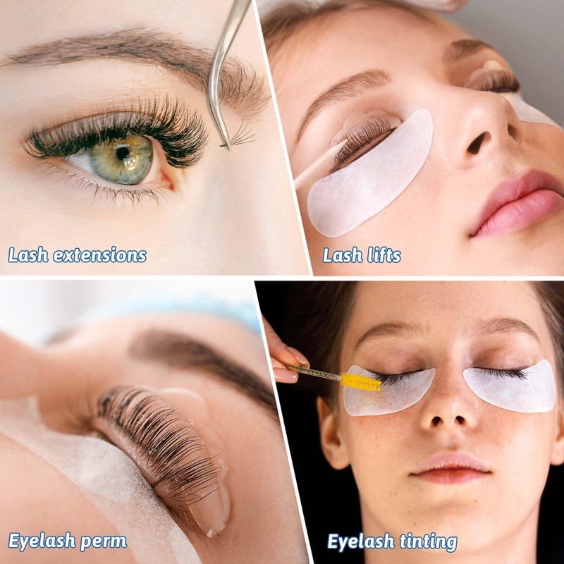 50 Pairs Eyelash Extension Gel Pads Under Eyes Eye Patches
