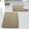 Yimobra Bathroom Rugs Sets 2 Piece, 24x17 Absorbent Bath Mat