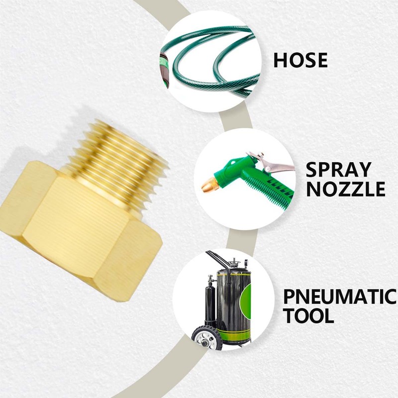 Bwintech 6 pieces 3/4 inch to 1/2 inch internal and