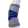 Elastic Elbow Support Compression Sleeve, Silver (Side Stays), Small