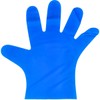 Ebno No.3063 Evcare Silky Gloves, Disposable Gloves, Blue, Boxed, LL