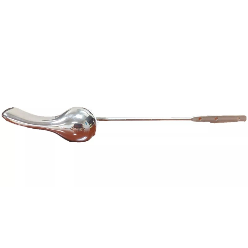 NUFLUSH 3-inch Front Mounted Flush Handle, Chrome with 7.5-inch steel