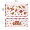 Bico Traditional Gingerbread Man Ceramic 14 inch Rectangular Serving Platter,