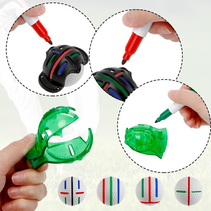 KEAHND Golf Ball Line Drawing Marking Tool Kit, Golf Ball