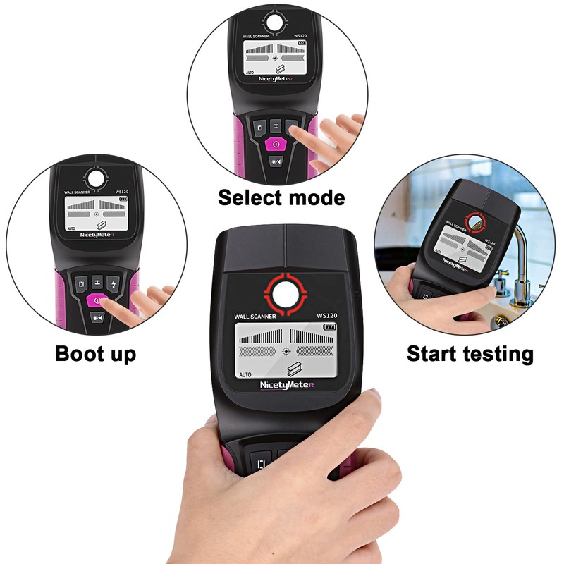 Stud Finder, Digital Stud Detector, Professional Wall Scanner for Ferrous/Non-Ferrous