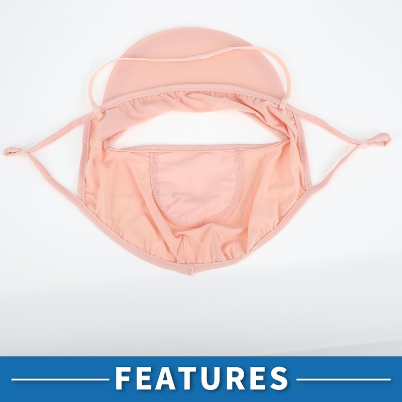 A ABSOPRO Full Face Mask Brim Design Adjustable 6.42" Windproof