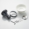 Black Bathroom Soap Dish Holder Wall Mounted Bathroom Hardware Accessories,Oil