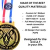 We Da Goat The Goat Medal Award Medal (Goat Medal