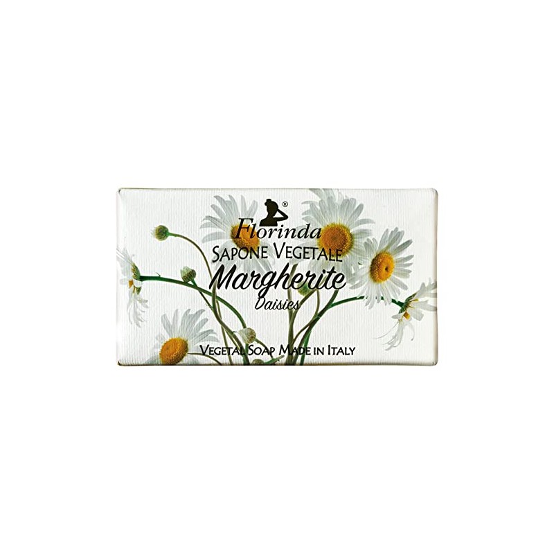 Florinda Spring Flowers Daisies Vegetal Soap Bar 100 G 3.5
