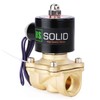 U.S.Solid 12V DC 3/4" Brass Solenoid Valve Direct Acting Compressed