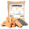 22 Lbs Castable Refractory Cement Mix - 3200°F High Temp,