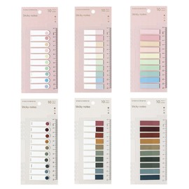 Taicols Sticky Tabs, 1200Pcs Page Markers Tabs, Writable&Repositionable Page Index Tabs File Flags with Ruler, Book Tabs, Sticky Note Tabs for File Classification Key Marking Reading Notes Sticky Tabs