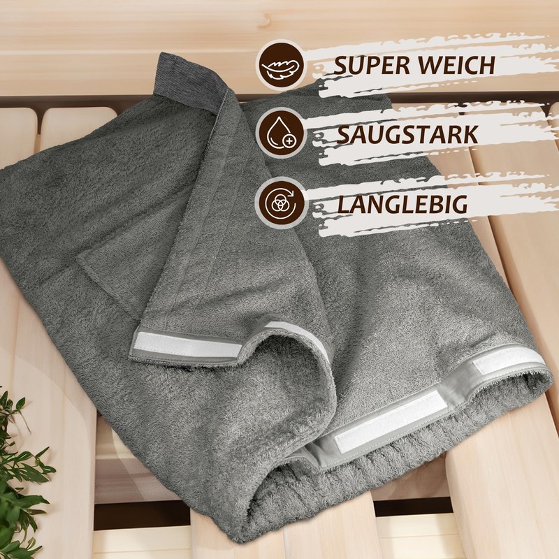 Lashuma Saunakilt Men's 55 x 140 cm Lima Sauna Towel