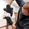 HLDD HANDLANDY Work Gloves Men - 3 Fingerless Work Gloves