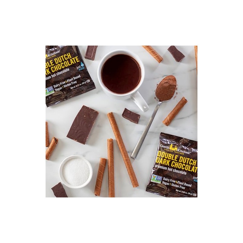 Castle Kitchen Dark Hot Chocolate Single 1oz Packets (25 Count)