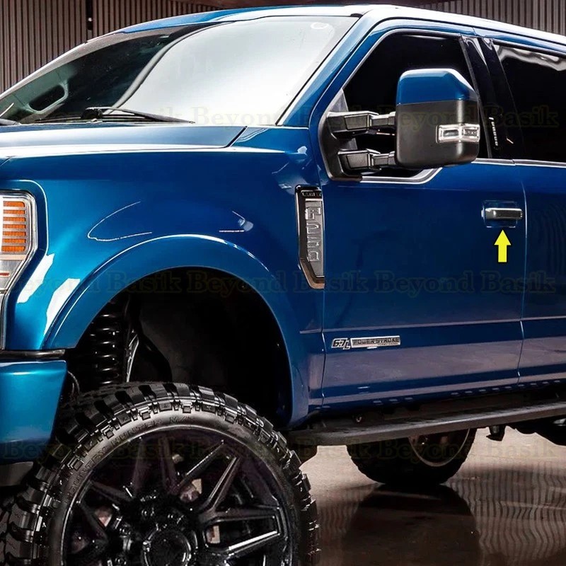 Torox 2017-2022 Ford F250-F550 2 Door Handle Bowl COVERS Back
