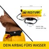 Restube Beach Swim Buoy Starter Bundle | Includes Inflatable Rescue